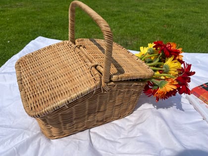Rattan Picnic Basket