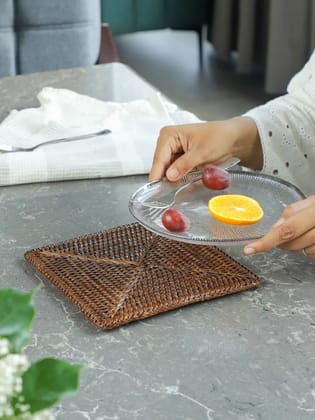 Rattan Placement Square