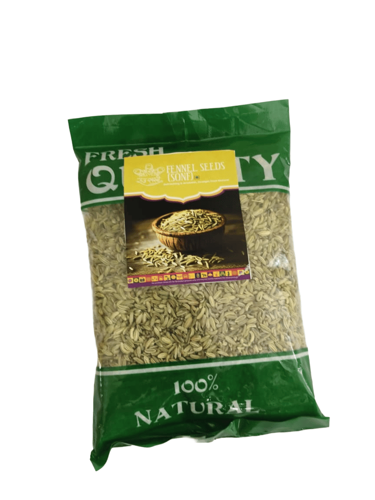 Fresh & Natural Whole Fennel Seeds (Sonf) - Premium Quality Saunf for Cooking & Mukhwas