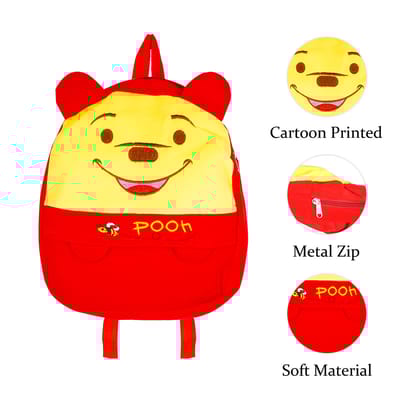 Teddy Bag For Kids | Children's School Bags School Bag | Kids Backpacks | Backpacks For School | Kids School Bag | Velvet School Bag | Cartoon Designed Bag | Soft Skin Bag | Light Weight Bag