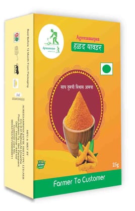 Agreesamarpan 100% Natural Haldi Turmeric Powder - 25g