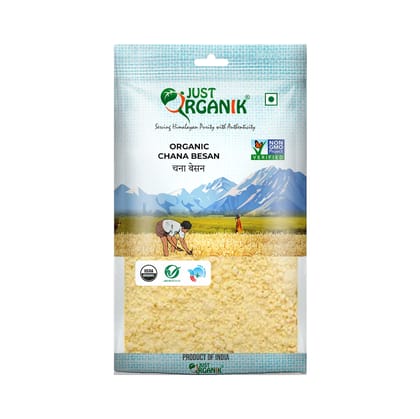 Just Organik Chana Besan 2 Kg, (4 x 500g), 100% Organic