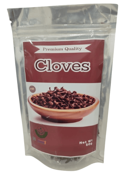 Premium Quality Whole Cloves Spice Pouch - Aromatic 50g Pack