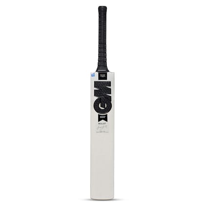 TEKNAXO | GM Men's Noir Bullet English Willow Short Handle Wood Cricket Bat with Cloth Covering on The Face with Cover