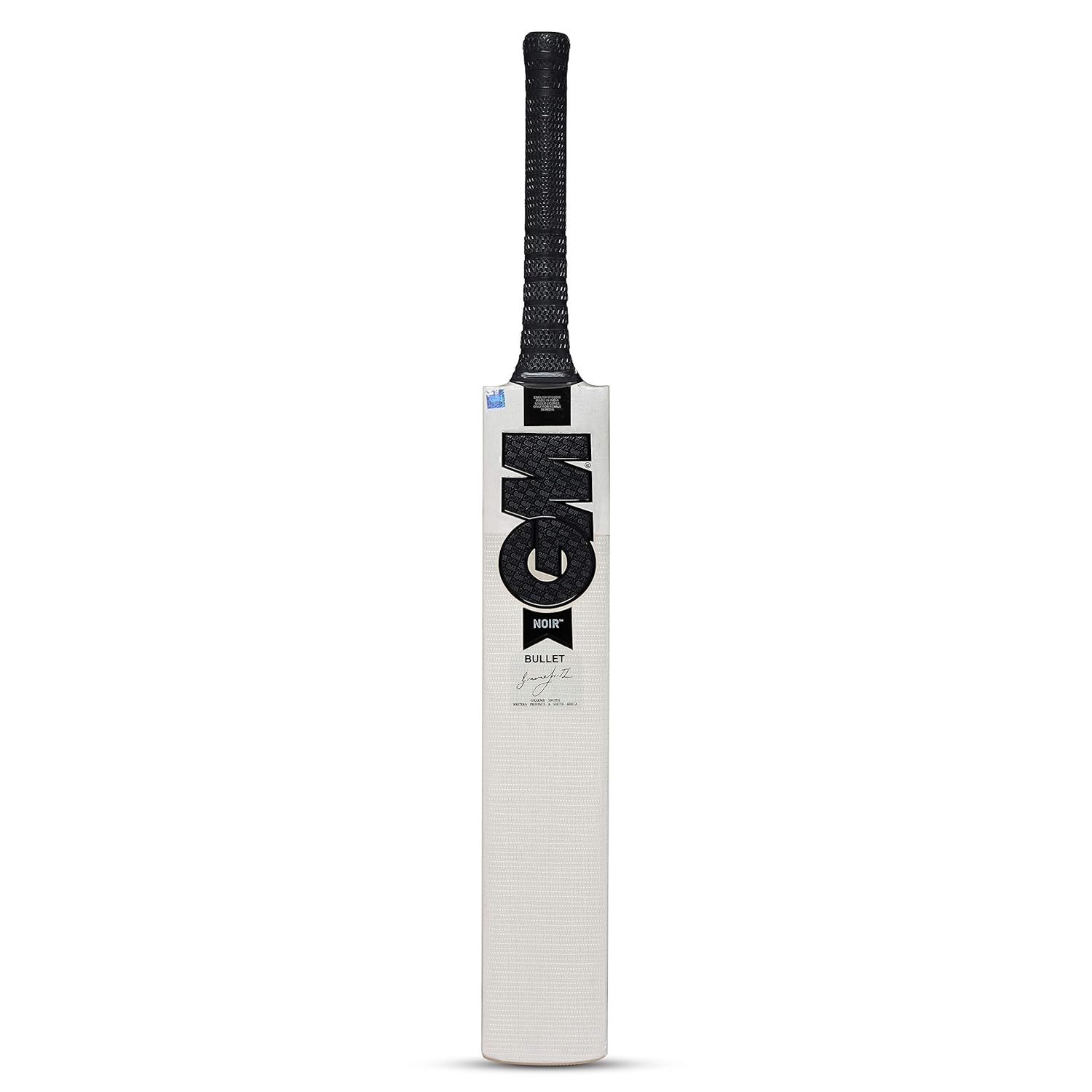 TEKNAXO | GM Men's Noir Bullet English Willow Short Handle Wood Cricket Bat with Cloth Covering on The Face with Cover