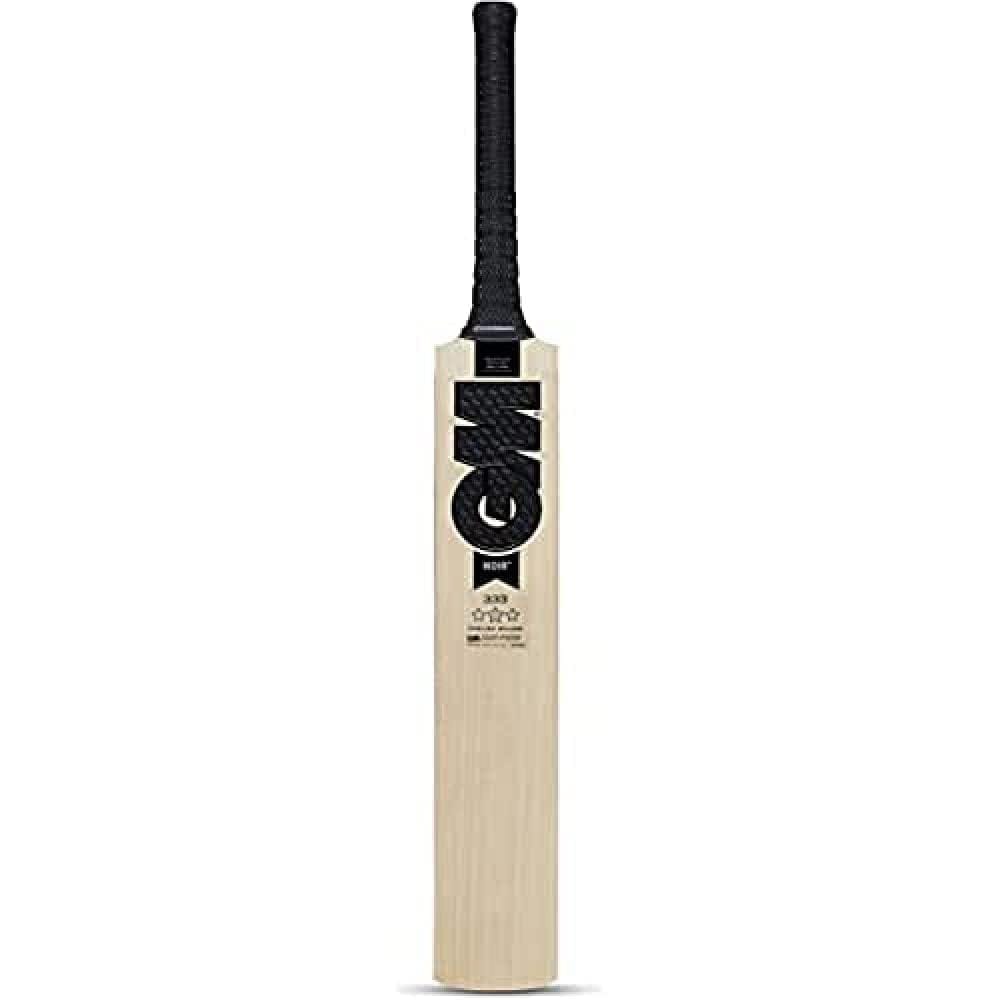 TEKNAXO | Big Bestow GM Noir 333 English Willow Cricket Bat for Men and Women | Full Size | Short Handle | Lightweight | Free Coverc