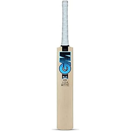 TEKNAXO | GM Diamond 606 English Willow Professional Cricket Bat for Men and Boys| Short Handle | Ready to Play | Lightweight | Free Cover | Size- Harrow