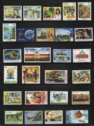 Shobhaphila's MNH Commemorative Year Pack stamps 2015 (49 Nos.)
