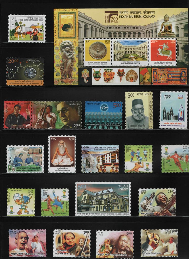 Shobhaphila's MNH Commemorative Year Pack stamps 2014 (36 Nos.) - Stationery | Buy online on ZillyBuy