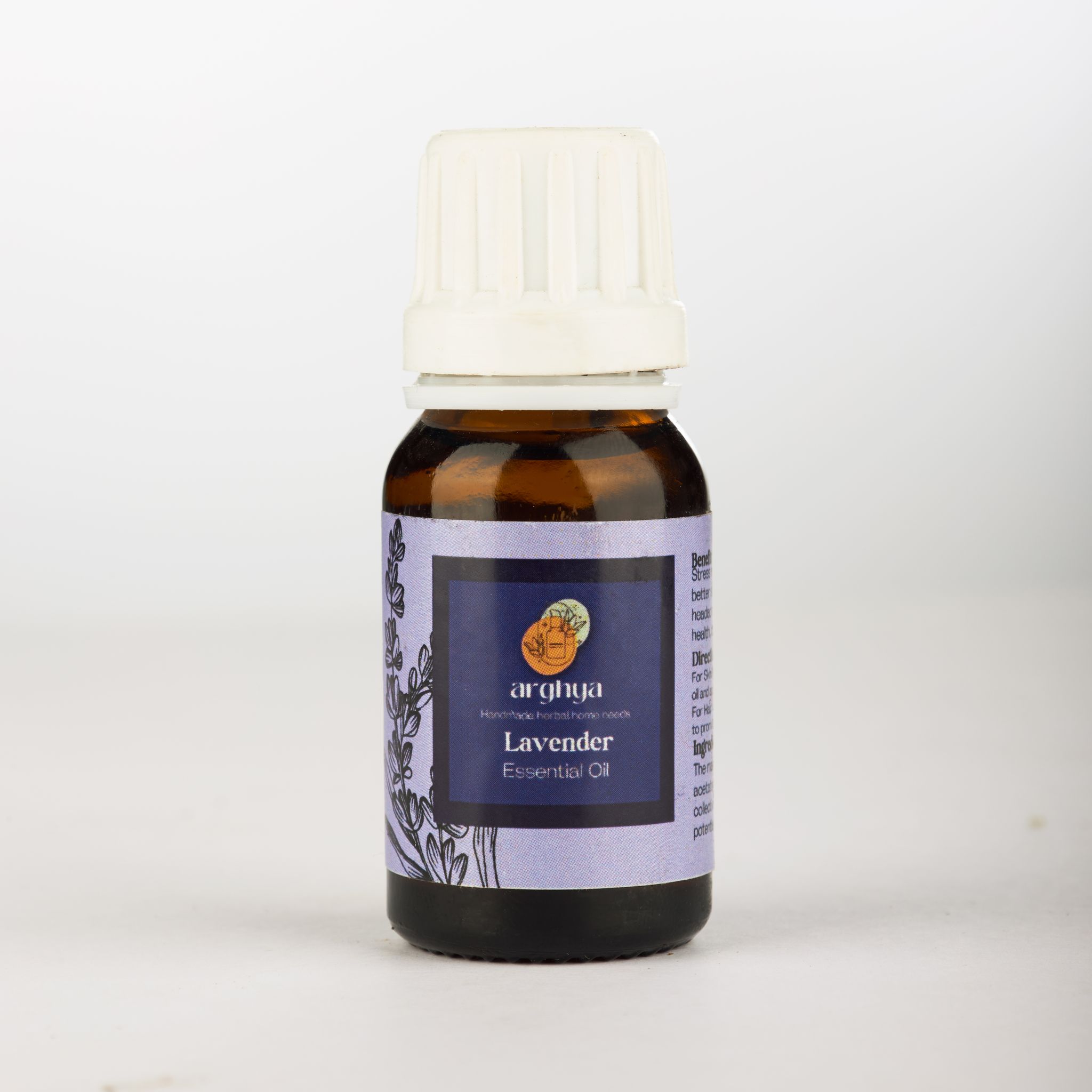 arghya Lavender Essential Oil for Relaxation & Wellness, Handmade Herbal Home Needs