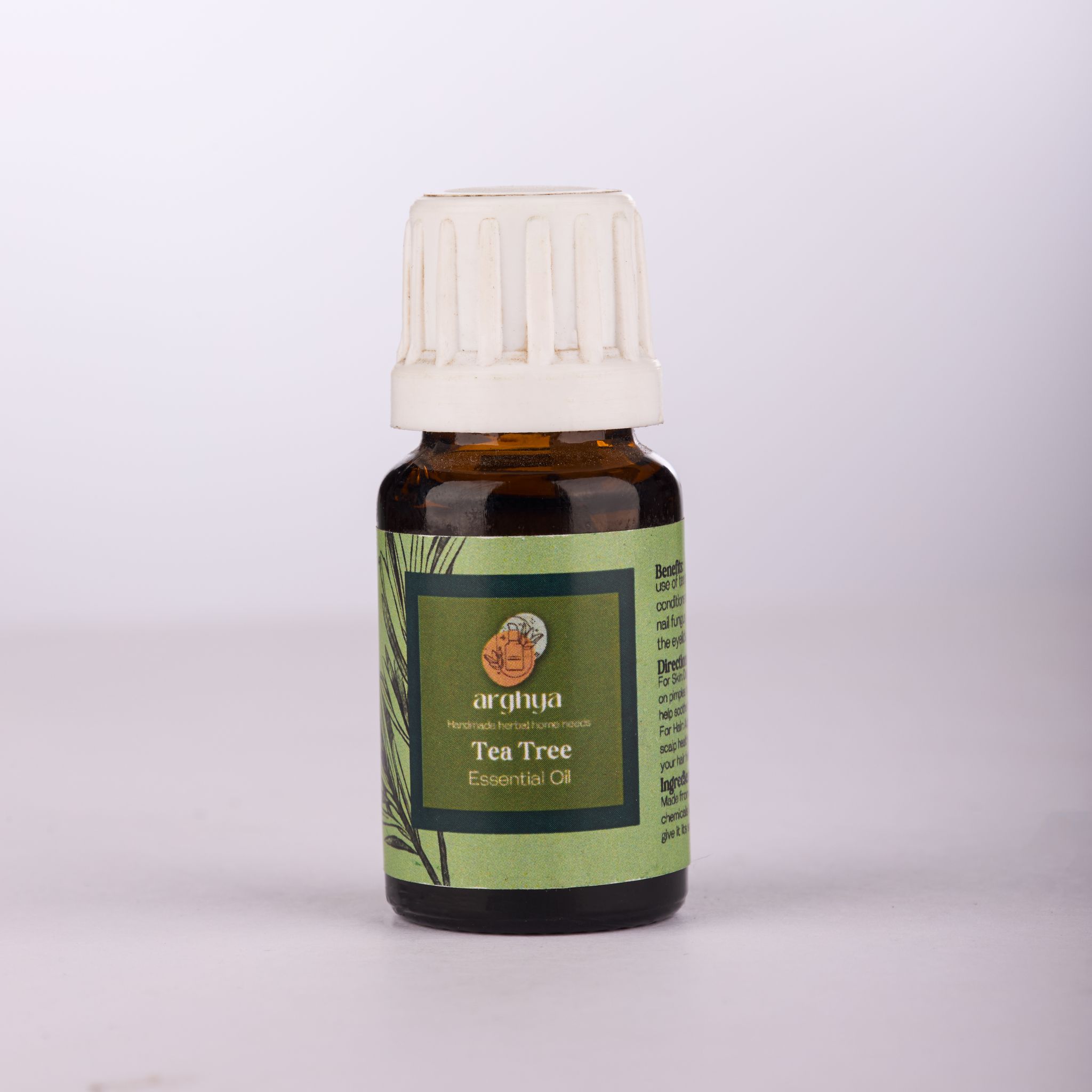 arghya Tea Tree Essential Oil for Skin, Hair & Wellness - Handmade Herbal Needs