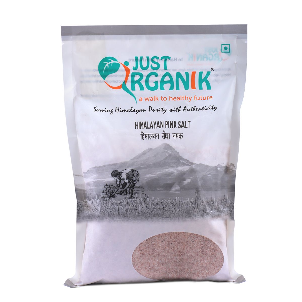 Just Organik Himalayan Pink Salt Free Flow 1.5 kg (Pack of 3 x 500 Grams)