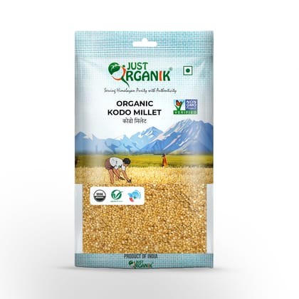 JUST ORGANIK, Kodo Millet � 1.5 Kgs (3 * 500 grams) | 100% Organic | USDA Certified | Kodri | Kodra | Varagu | Hark | Arikelu | Kodo Millet | Millet Rice