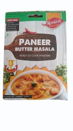 Nimkish Paneer Butter Masala Ready To Cook Spice Mix (50g) | Instant Gravy Mix for Indian Curry | Serves 4 in 15 Mins