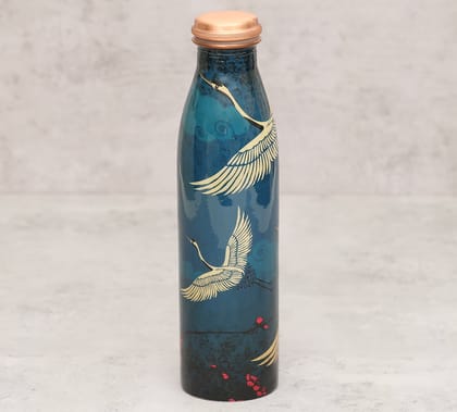 India Circus Legend Of The Cranes Copper Bottle