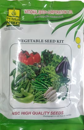 NSC veg.kit, crop- palak, radish, carrot, coriander, methi, turnip 325gm Truthful Label