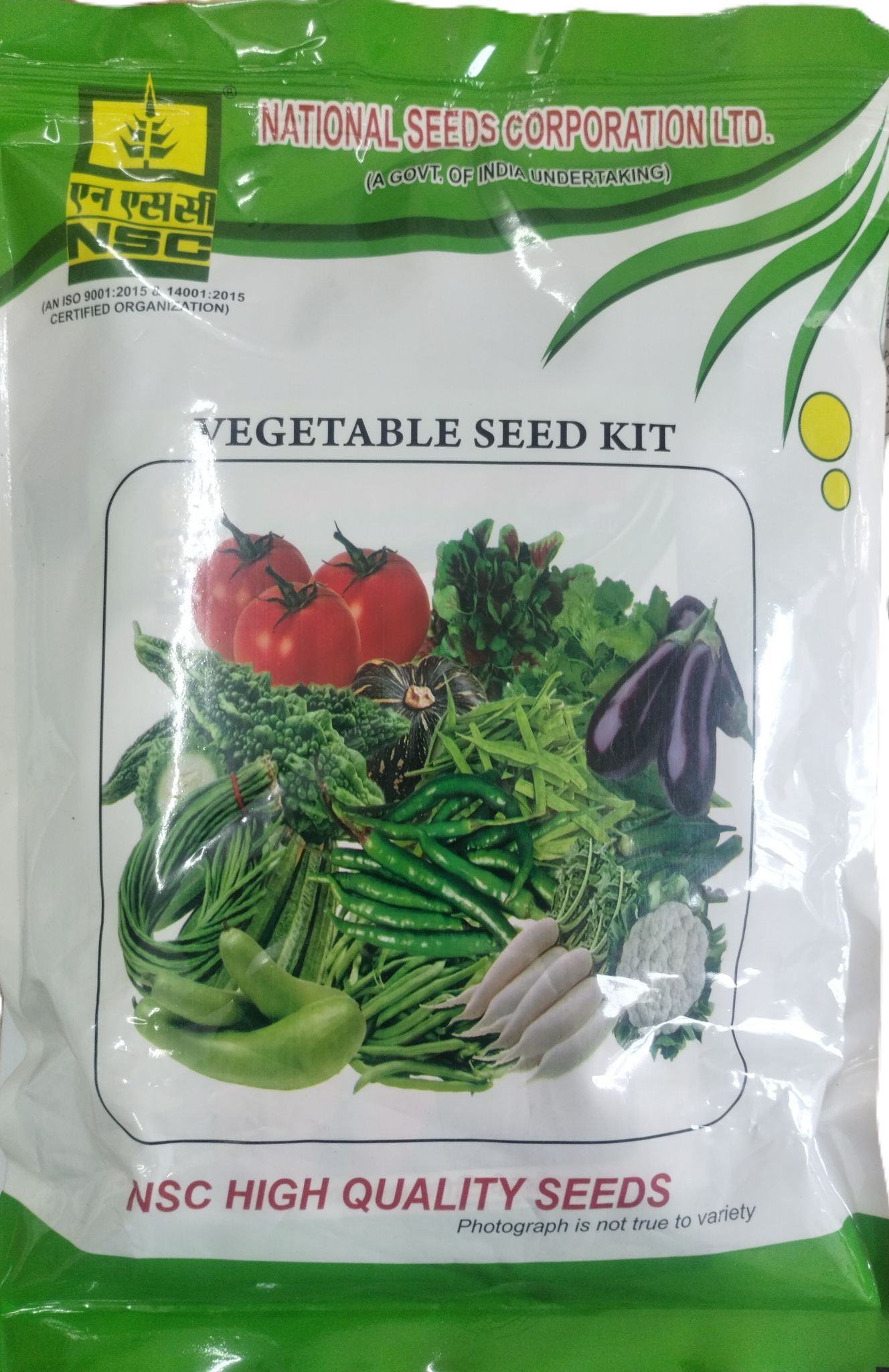 NSC veg.kit, crop- palak, radish, carrot, coriander, methi, turnip 325gm Truthful Label