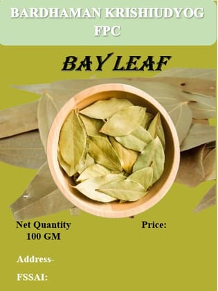 BARDHAMAN KRISHIUDYOG FPC Bay Leaf (Tej Patta) - 100 GM
