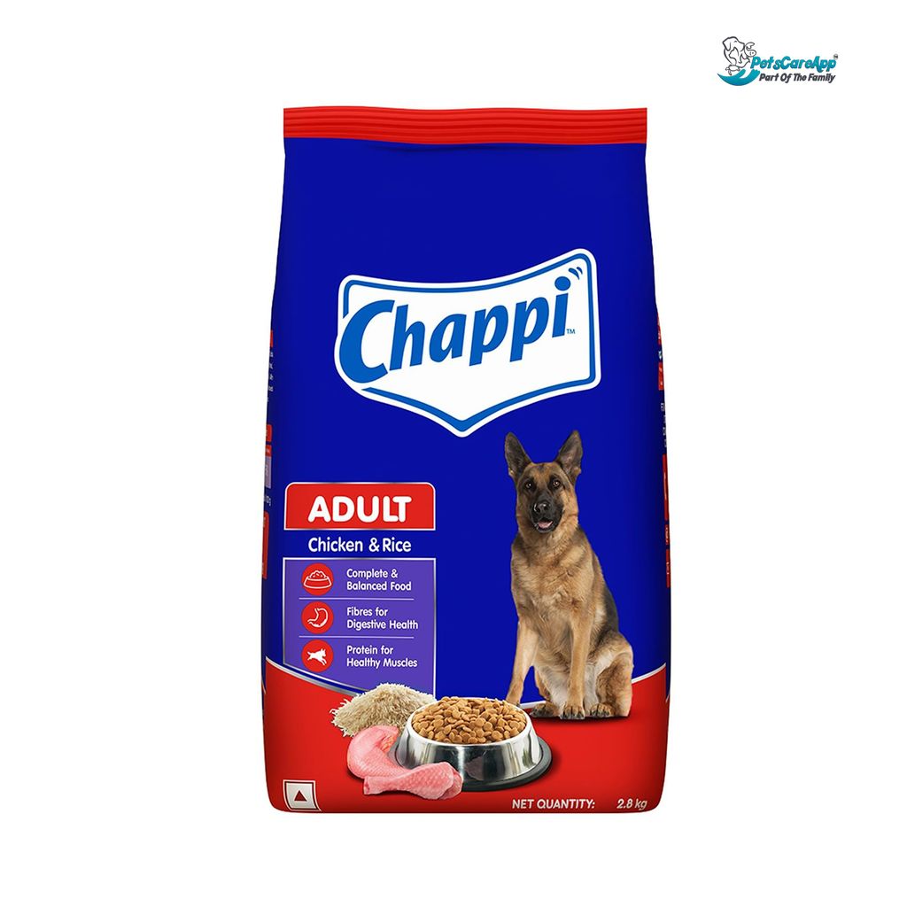 Chappi Adult (1+ Years) Dry Dog Food, Chicken & Rice