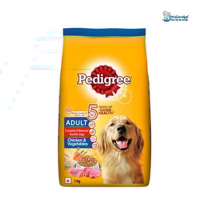 Pedigree Adult Dry Dog Food, Chicken & Vegetable