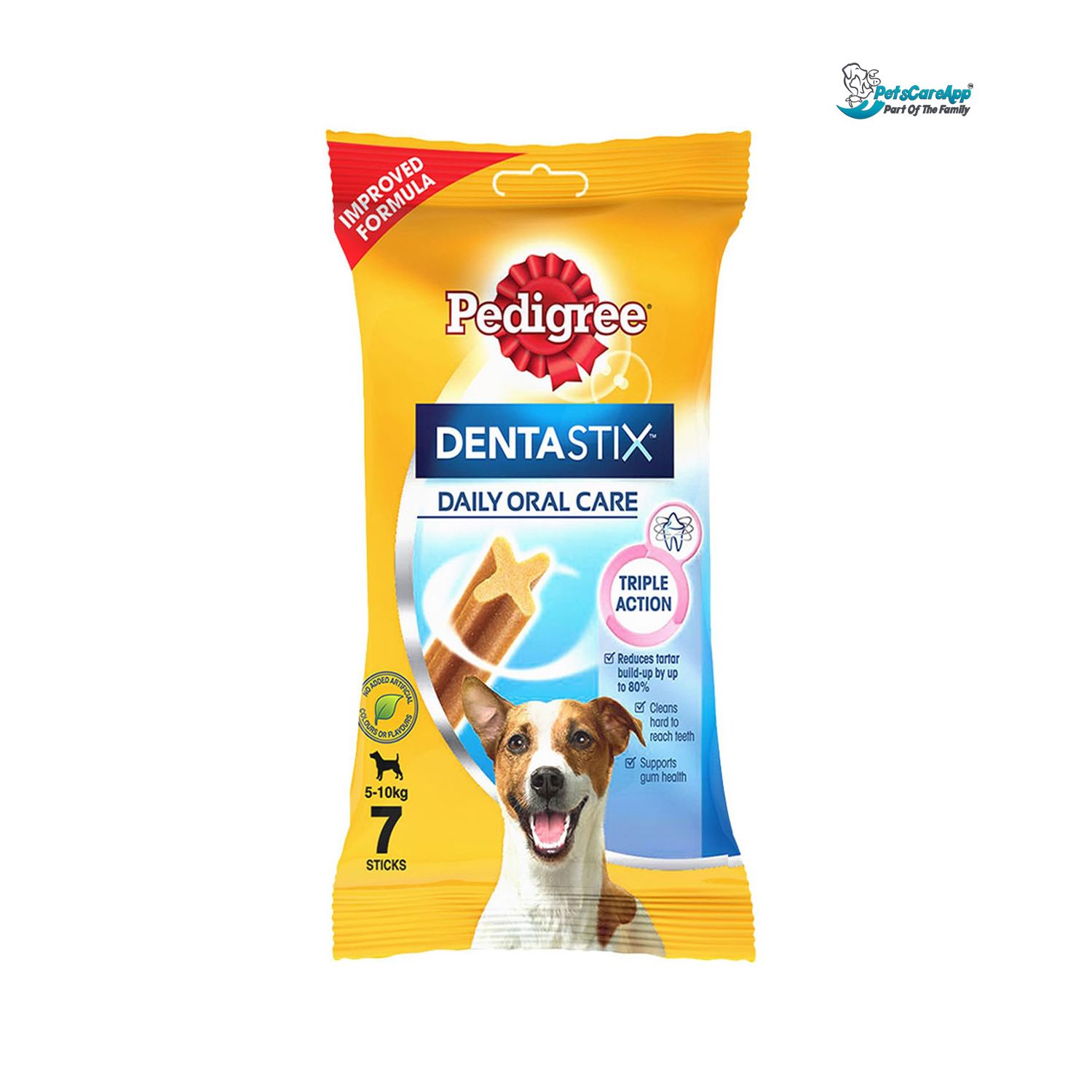 Pedigree Dentastix Oral Care Dog Treat Stick, Adult Small Breed