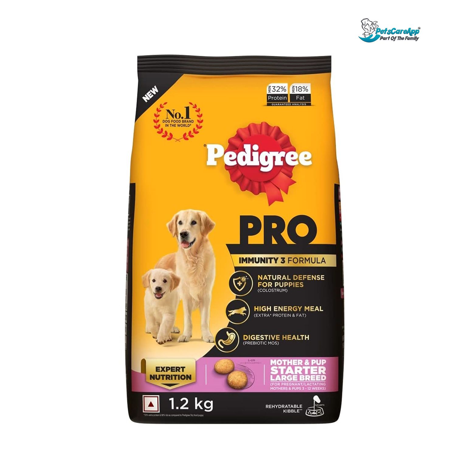 Pedigree PRO Mother & Pup Starter Large Breed,Dry Dog Food