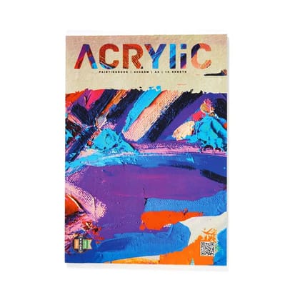 Anupam Acrylic Paper Pad / Book - 400 Gsm-A4 / 10 Sheets / 327143