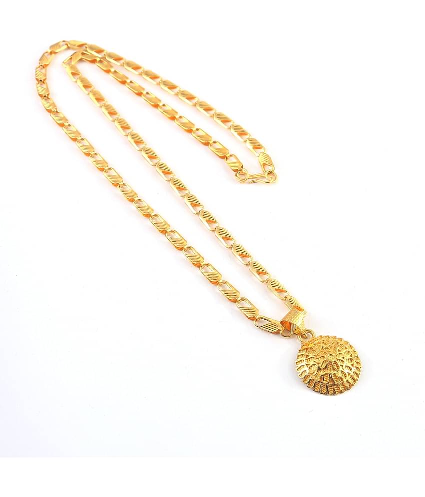 Jewar Mandi - Gold Pendant ( Pack of 1 )