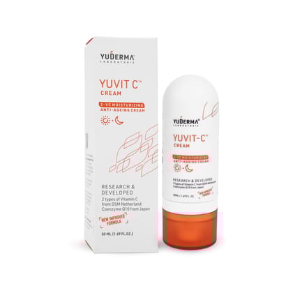 Yuderma Yuvit C Cream-2VC  - Moisturizing  Antiaging Cream | 50ml