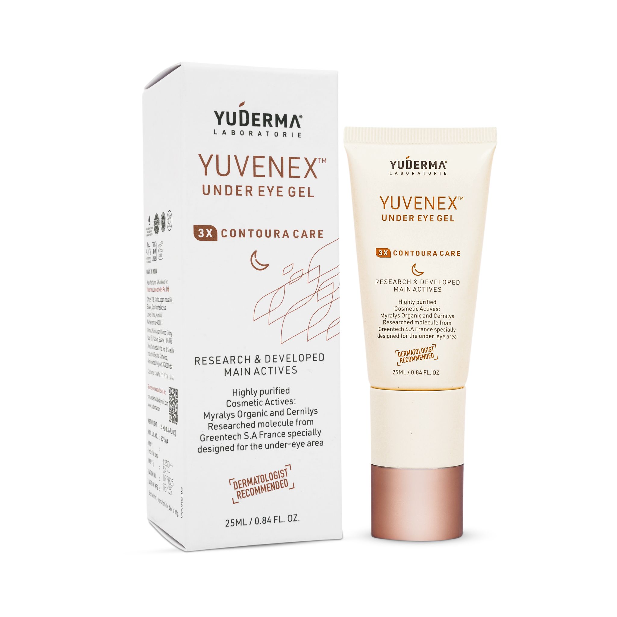 Yuderma Yuvenex Under Eye Gel - 3X Contoura Care | 25ml