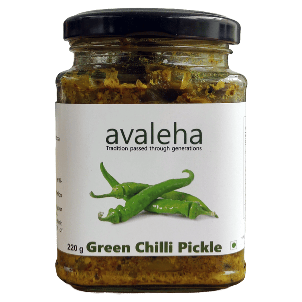 Avaleha Green Chilli Pickle 220 GM