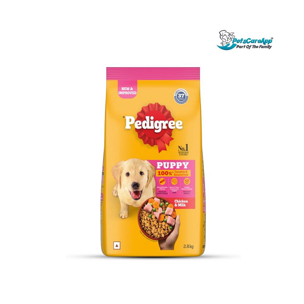 Pedigree Puppy Dry Dog Food, Chicken & Milk