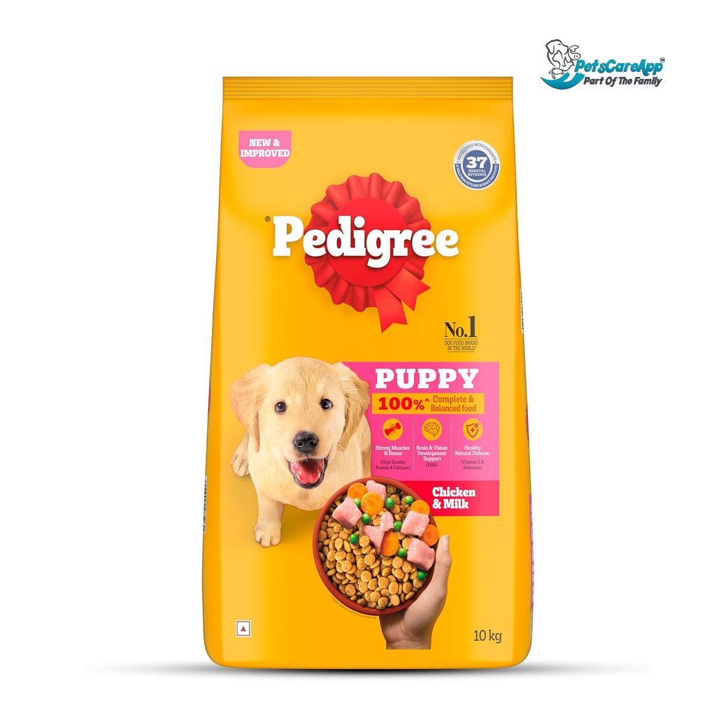 Pedigree Puppy Dry Dog Food, Chicken & Milk