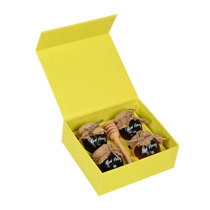 Rural Roots Amrit Sutra Diwali Gift Hamper | Premium Honey Healthy Hamper with 4 Matka Jars | Wholesome Festive Gift Box for Family, Friends & Corporate Gifting | Indian Honey & Festive Essentials