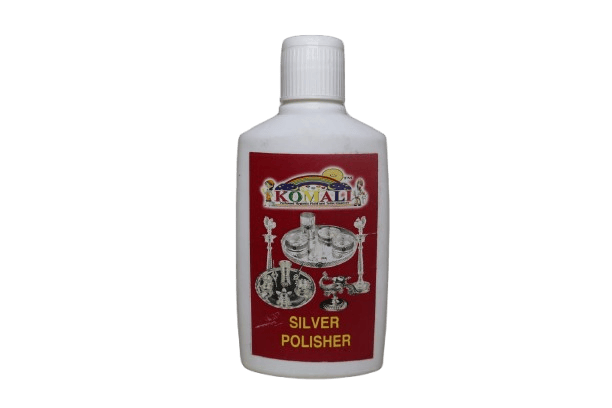 KOMALI Silver Polisher Liquid for Brilliant Shine on Puja Items & Utensils