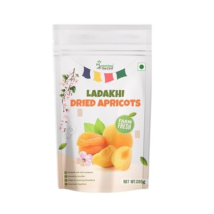 Humming Herbs Ladakhi Natural Sun Dried Apricot/Khumani, 200 gm