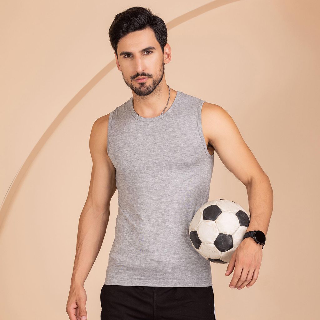 LOVEBIRDS Real Modal 90% Bamboo Fabric Gym Vest 8350