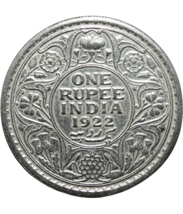 Flipster - 1 Rupee (1922) "George V King & Emperor" 1 Numismatic Coins