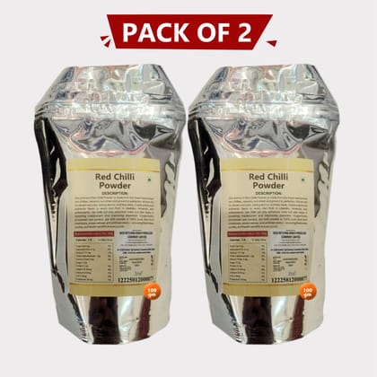 Dugariwale Premium Red Chilli Powder - Authentic Indian Spice (pack of 2) Dugariwale Premium Red Chilli Powder - Authentic Indian Spice (pack of 2)