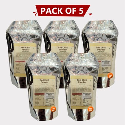 Dugariwale Premium Red Chilli Powder - Authentic Indian Spice (pack of 5) Dugariwale Premium Red Chilli Powder - Authentic Indian Spice (pack of 5)