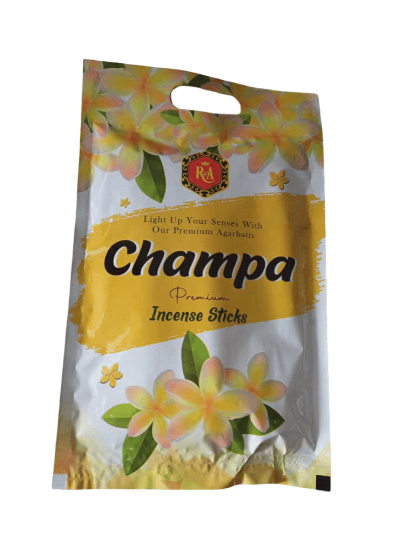 R&A Champa Premium Agarbatti Incense Sticks for Puja & Meditation
