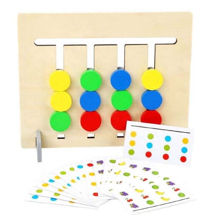 KTRS Enterprise Montessori Educational Wooden Toys Children Busy Board Math Color Children's Counting Geometry Hand Eye Coordination Toy