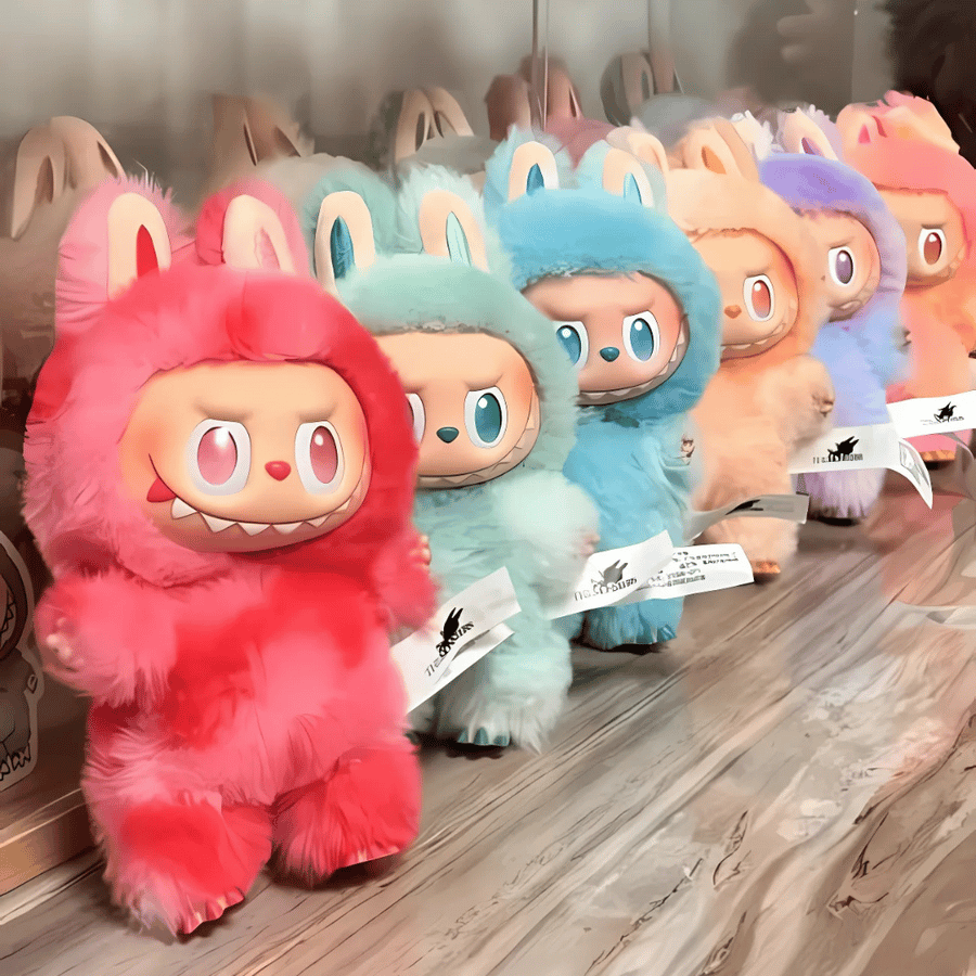 Labibi Labubu Labubu Doll Collection, Cute Character Plushie with Bunny Ears, Soft ...