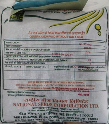 NSC Sarso - RH-761, 2 Kg Certified Seed