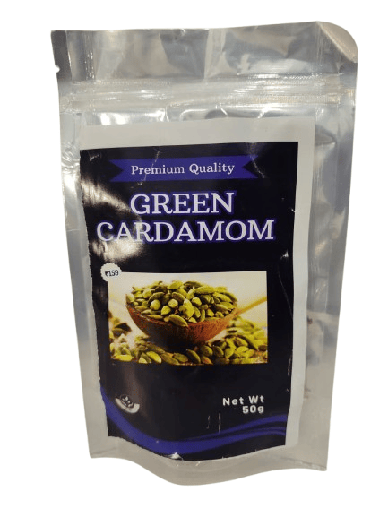 Premium Quality Green Cardamom Whole Pods - Aromatic Spice 50g