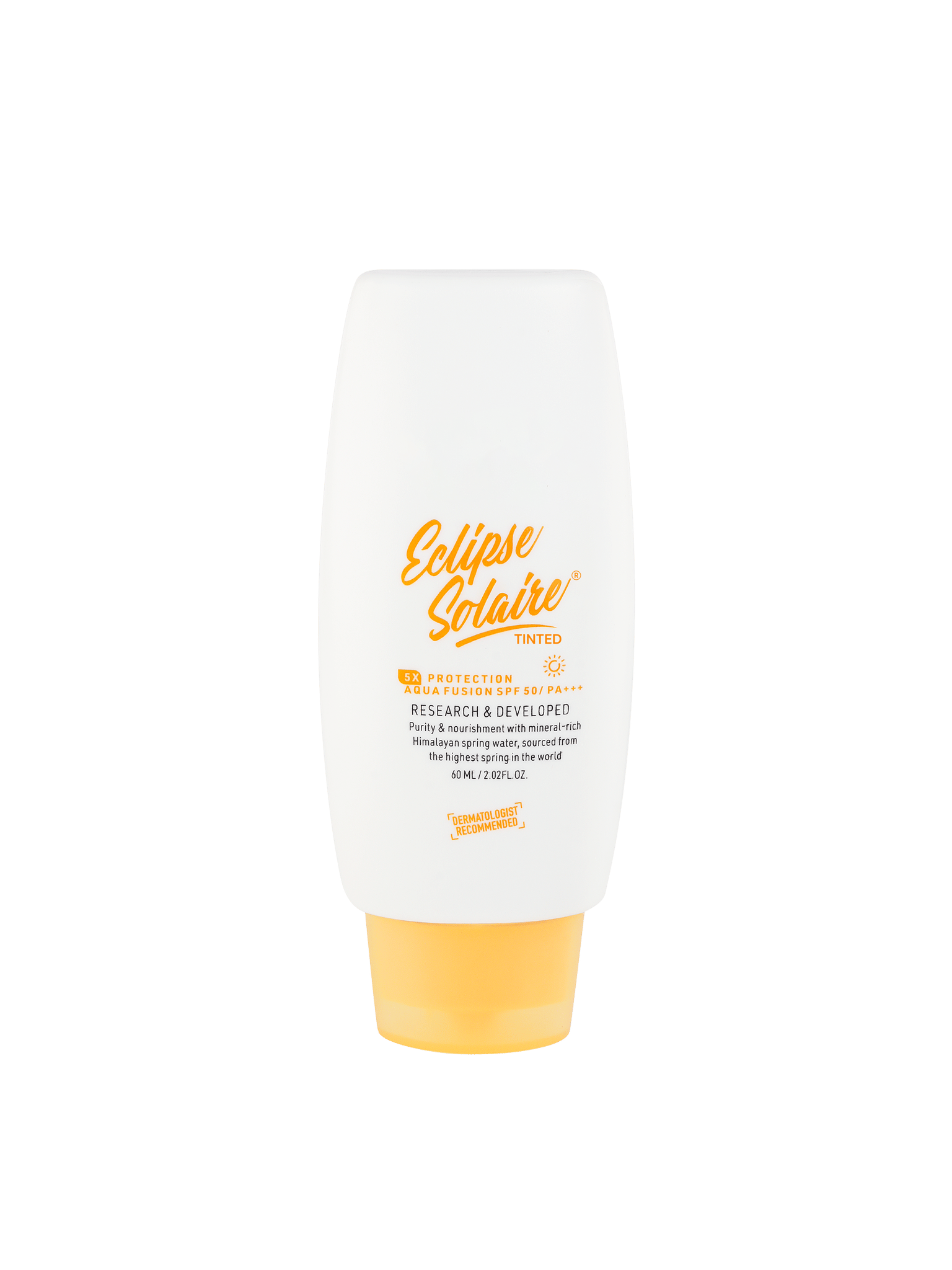 Eclipse Solaire Aqua Fusion Sunscreen - 5X PROTECTION WITH SPF 50 PA+++ | With Himalayan Spring Water | Non-Greasy | All Skin Types|60Ml
