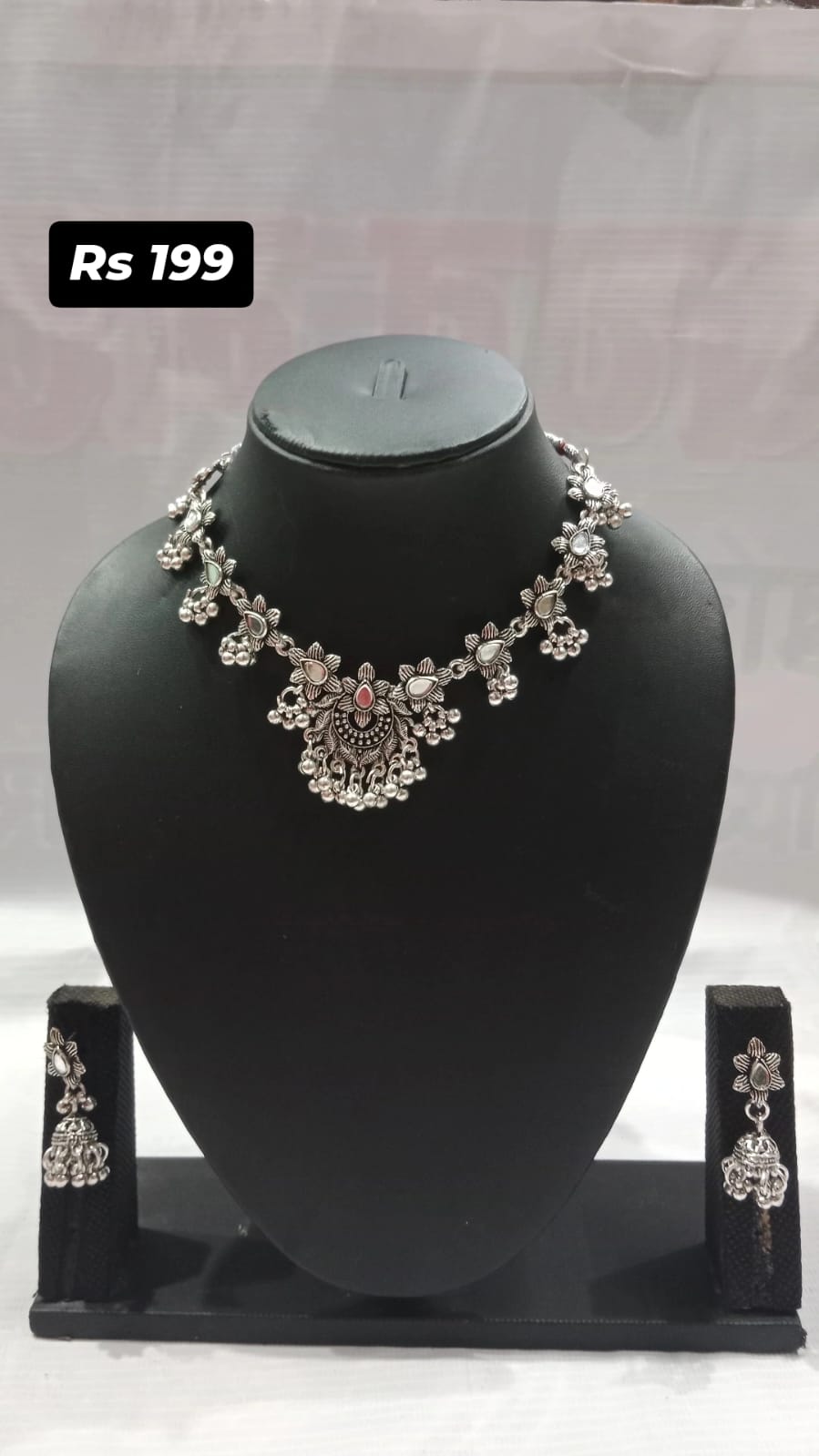 Imitation Necklace with Earring