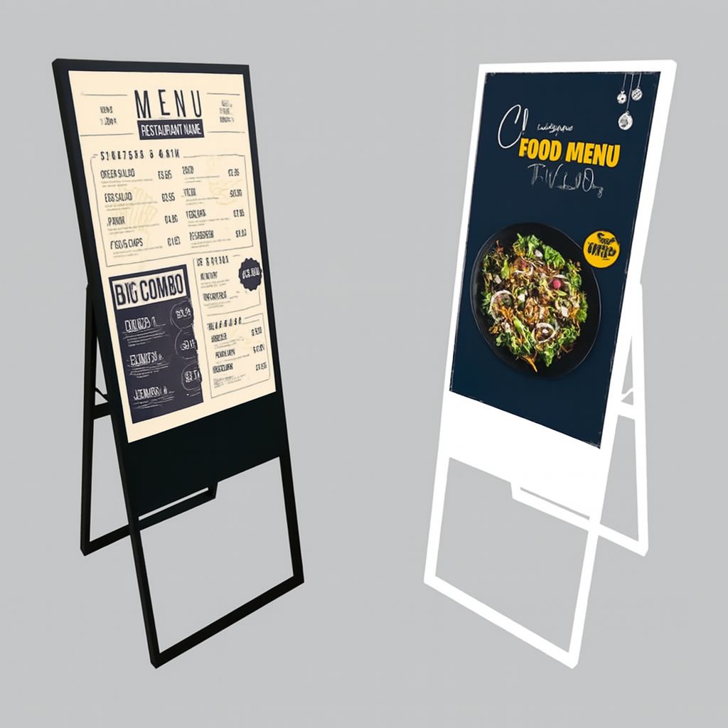 43” A-Frame Easel Digital Signage Standee
