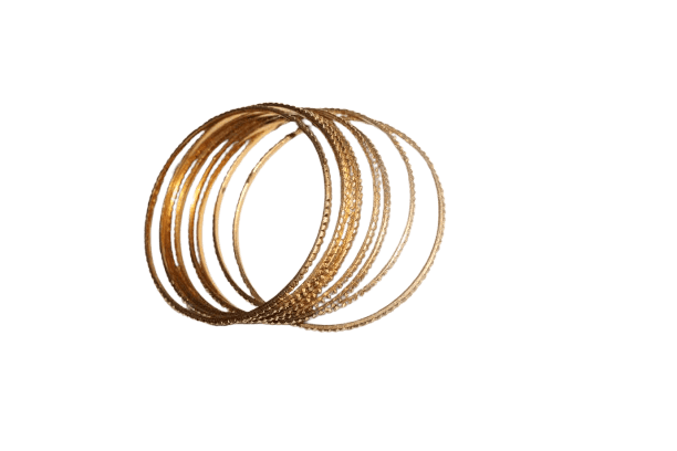 Elegant Gold Plated Traditional Bangle Set for Women