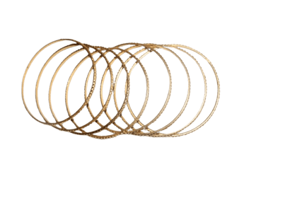 Elegant Gold Plated Traditional Bangle Set for Women Elegant Gold Plated Traditional Bangle Set for Women